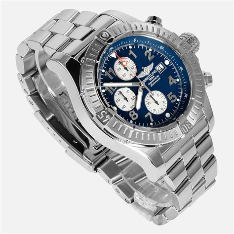 breitling super avenger all blue dial|breitling super avenger 2 military.